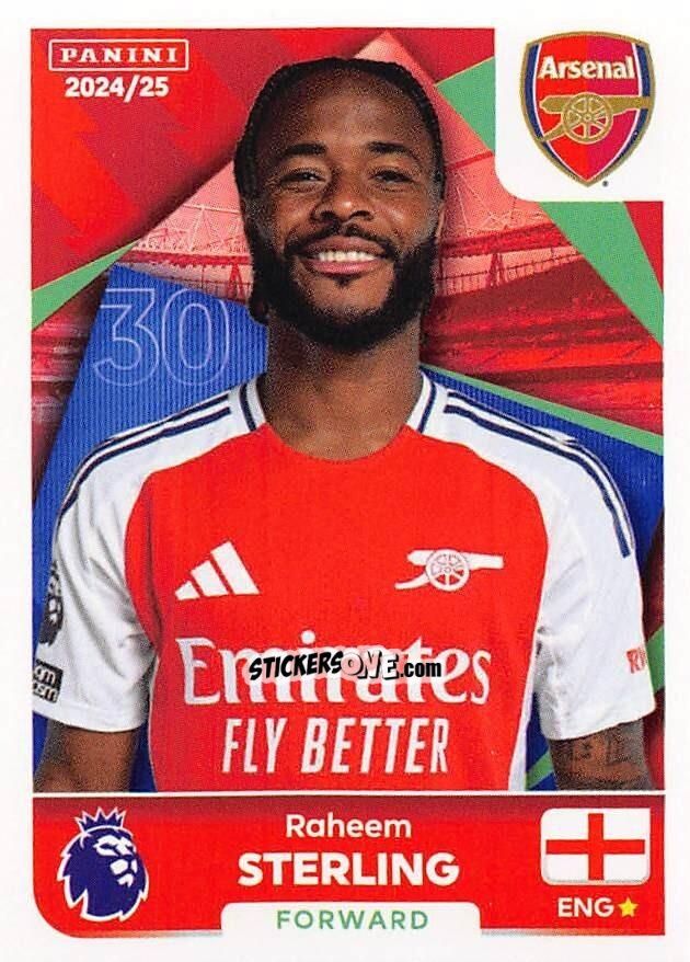 Sticker Raheem Sterling - English Premier League 2024-2025
 n. 79 - Panini