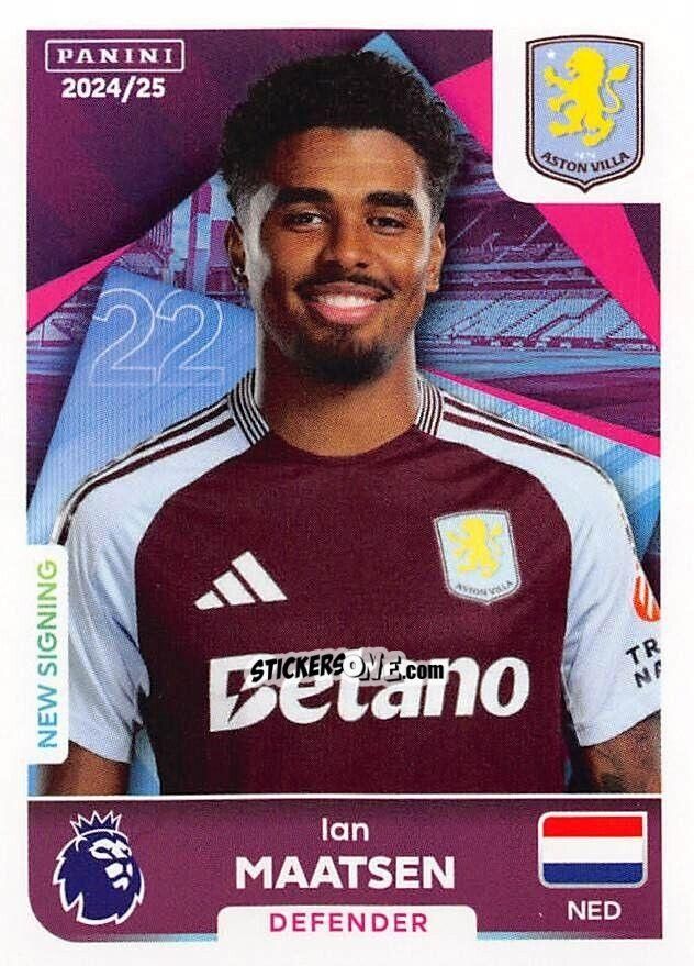 Sticker Ian Maatsen - English Premier League 2024-2025
 n. 92 - Panini