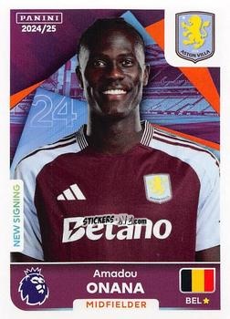 Sticker Amadou Onana - English Premier League 2024-2025
 n. 98 - Panini