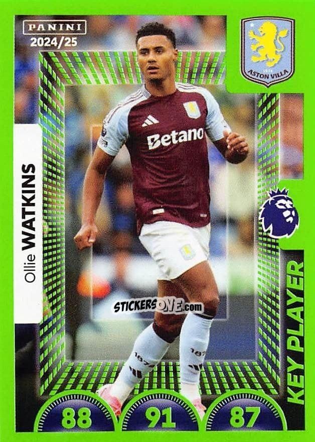 Figurina Ollie Watkins (Key Player) - English Premier League 2024-2025
 n. 107 - Panini