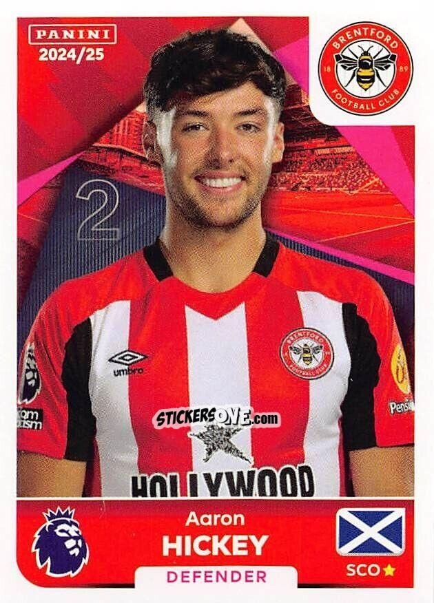 Sticker Aaron Hickey - English Premier League 2024-2025
 n. 116 - Panini