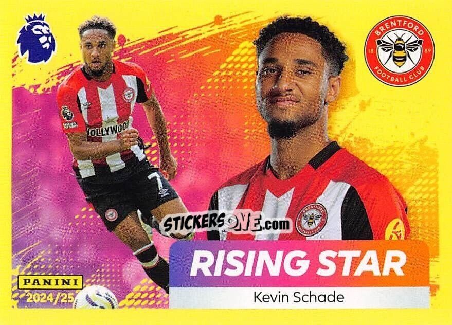 Sticker Kevin Schade (Rising Star) - English Premier League 2024-2025
 n. 132 - Panini
