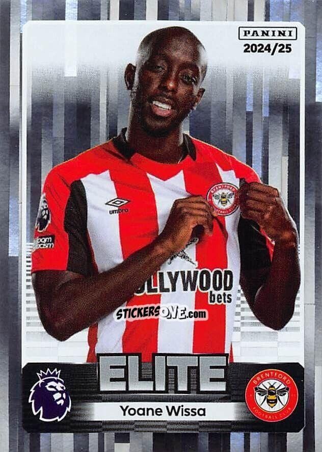 Sticker Yoane Wissa (Elite) - English Premier League 2024-2025
 n. 133 - Panini