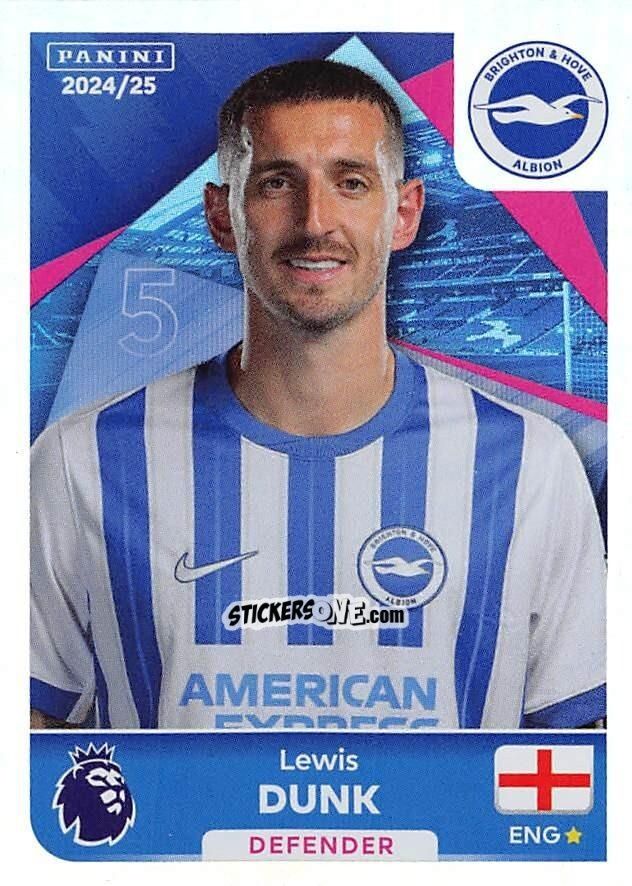 Figurina Lewis Dunk (Captain) - English Premier League 2024-2025
 n. 145 - Panini