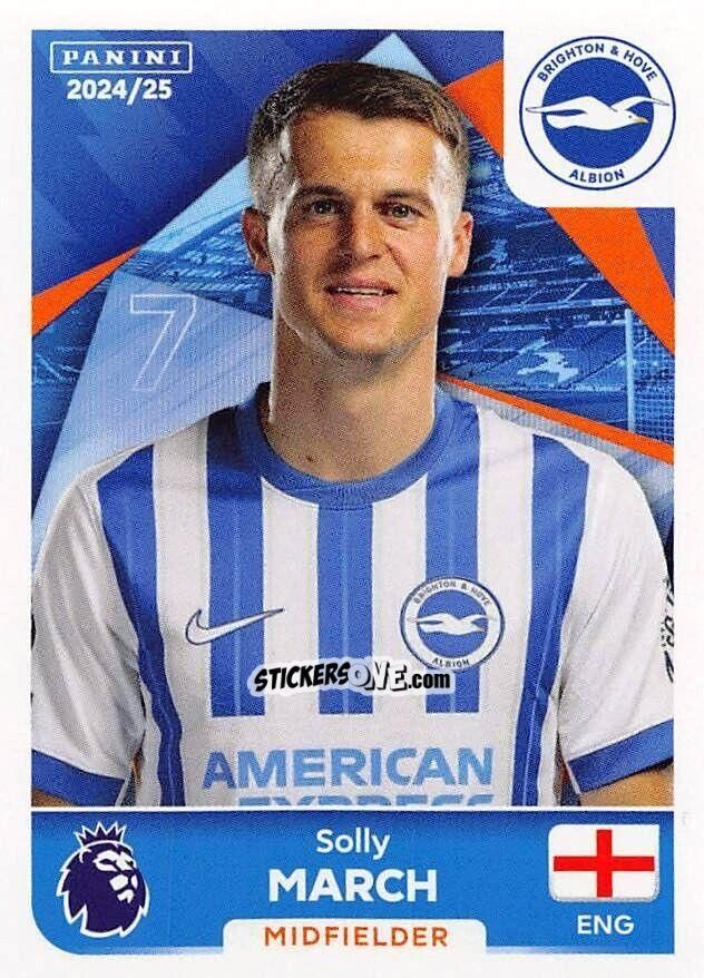 Cromo Solly March - English Premier League 2024-2025
 n. 149 - Panini