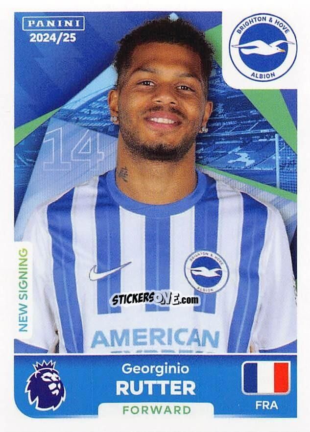 Sticker Georginio Rutter - English Premier League 2024-2025
 n. 158 - Panini