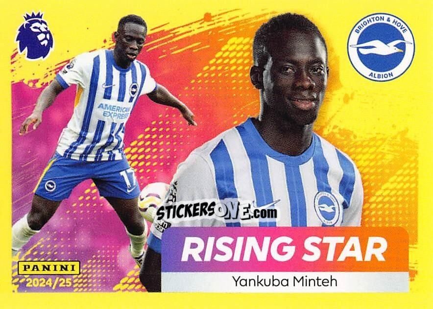 Figurina Yankuba Minteh (Rising Star) - English Premier League 2024-2025
 n. 161 - Panini
