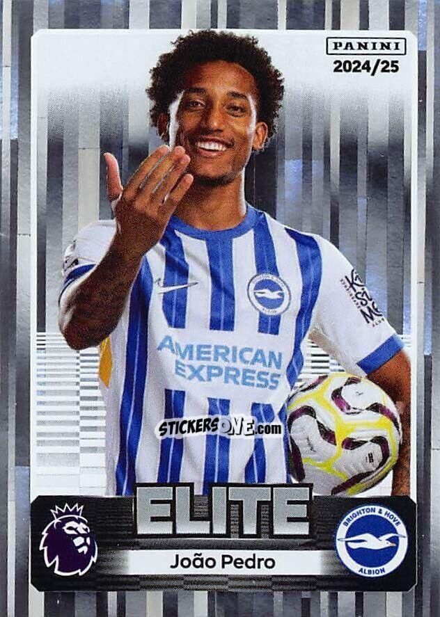 Sticker João Pedro (Elite) - English Premier League 2024-2025
 n. 162 - Panini