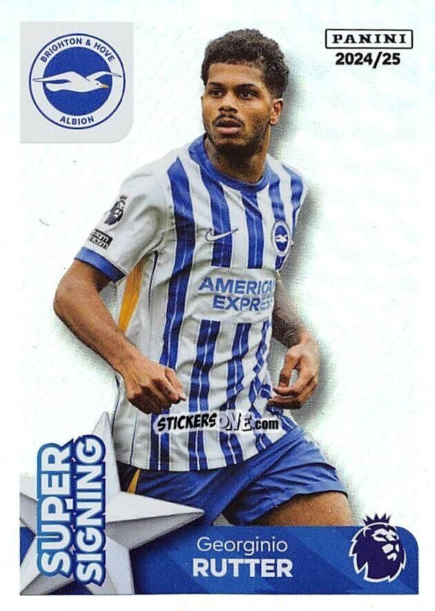 Sticker Georginio Rutter (Super Signing) - English Premier League 2024-2025
 n. 167 - Panini