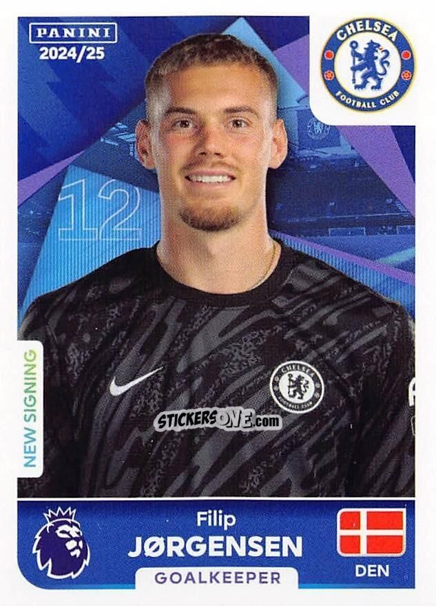 Cromo Filip Jörgensen - English Premier League 2024-2025
 n. 170 - Panini