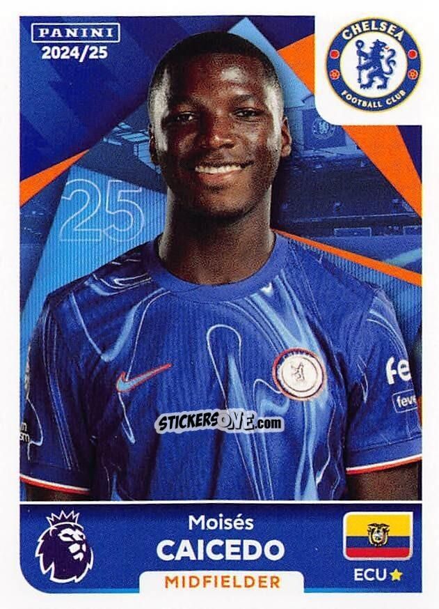 Sticker Moisés Caicedo - English Premier League 2024-2025
 n. 182 - Panini