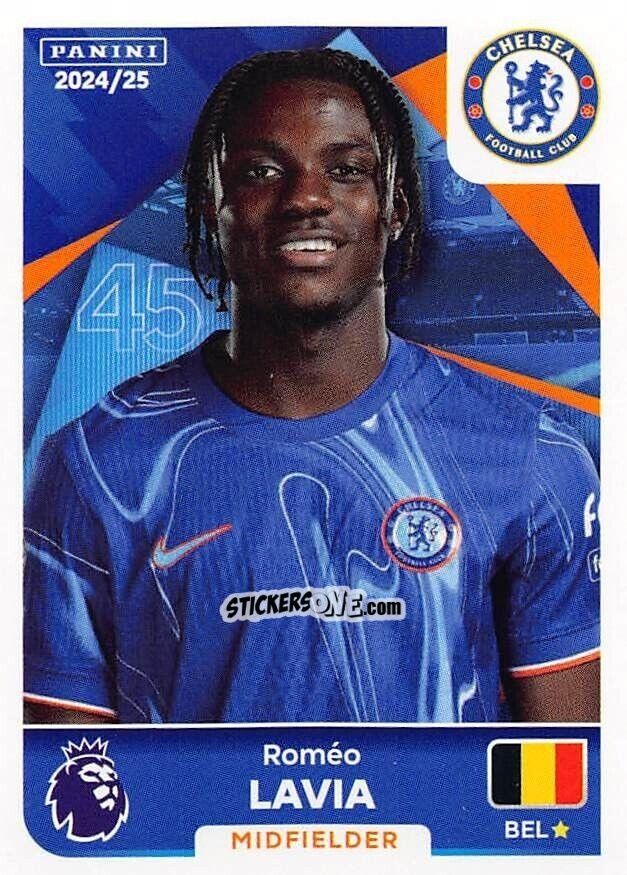 Sticker Roméo Lavia - English Premier League 2024-2025
 n. 183 - Panini