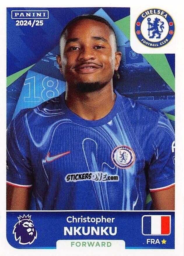 Sticker Christopher Nkunku - English Premier League 2024-2025
 n. 188 - Panini