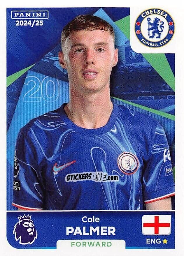 Figurina Cole Palmer - English Premier League 2024-2025
 n. 195 - Panini