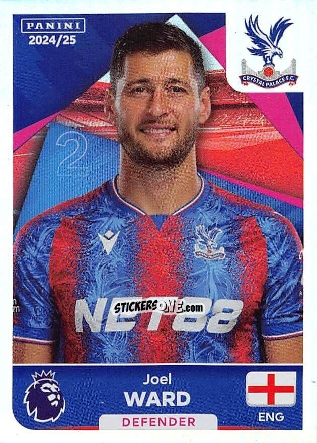 Sticker Joel Ward (Captain) - English Premier League 2024-2025
 n. 203 - Panini