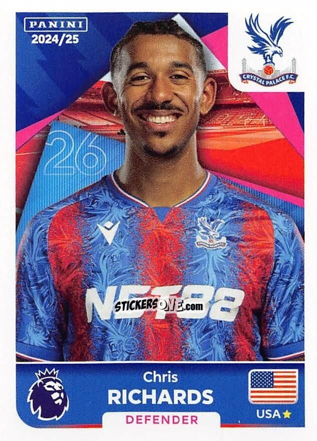 Sticker Chris Richards - English Premier League 2024-2025
 n. 207 - Panini