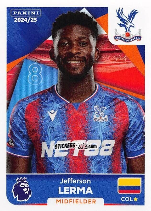 Sticker Jefferson Lerma - English Premier League 2024-2025
 n. 211 - Panini