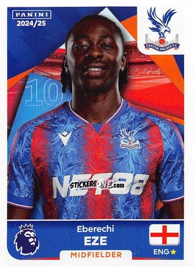 Sticker Eberechi Eze - English Premier League 2024-2025
 n. 212 - Panini