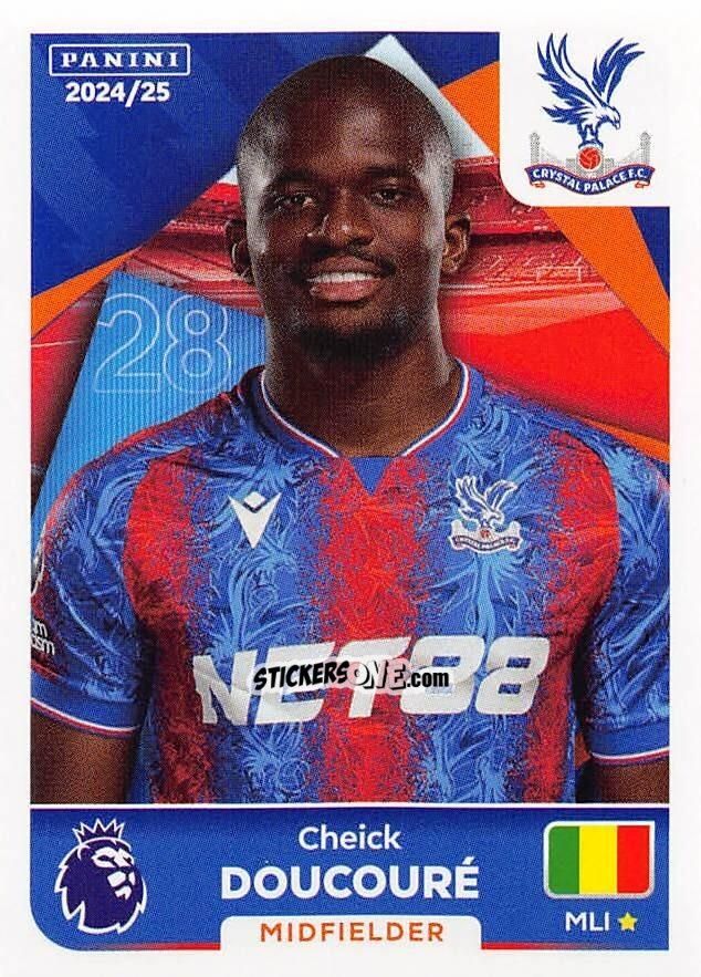Figurina Cheick Doucouré - English Premier League 2024-2025
 n. 216 - Panini
