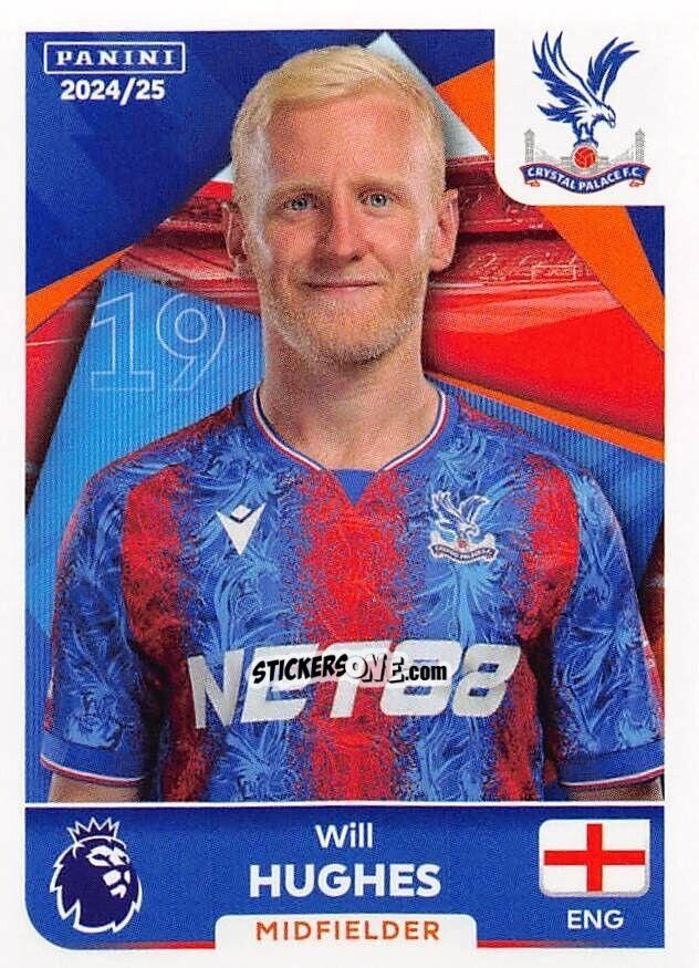 Sticker Will Hughes - English Premier League 2024-2025
 n. 221 - Panini