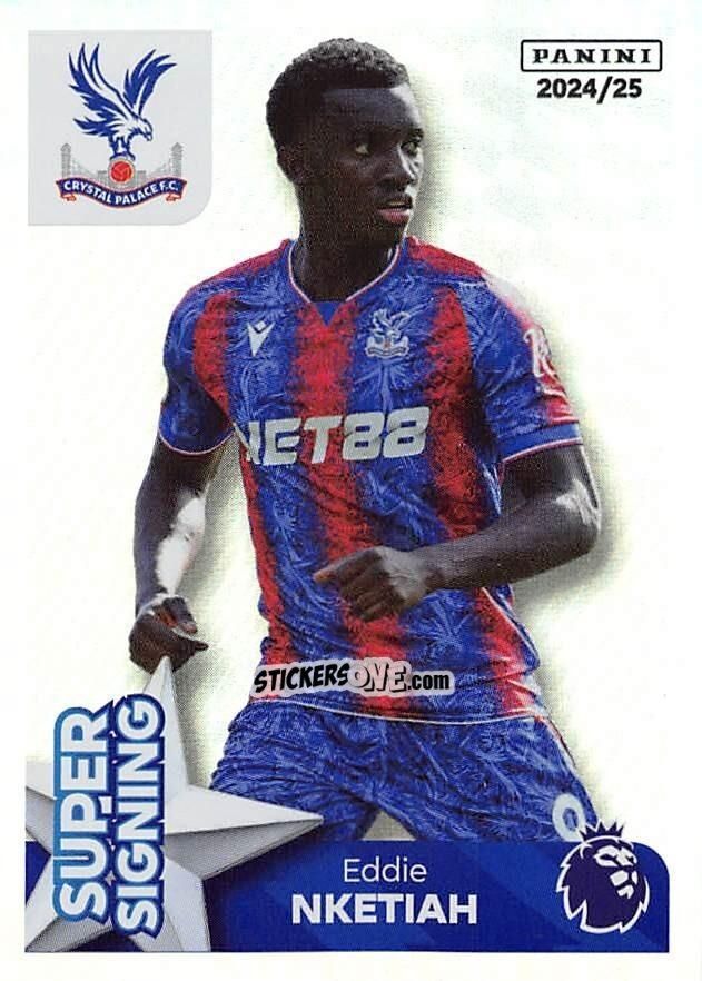 Figurina Eddie Nketiah (Super Signing) - English Premier League 2024-2025
 n. 225 - Panini