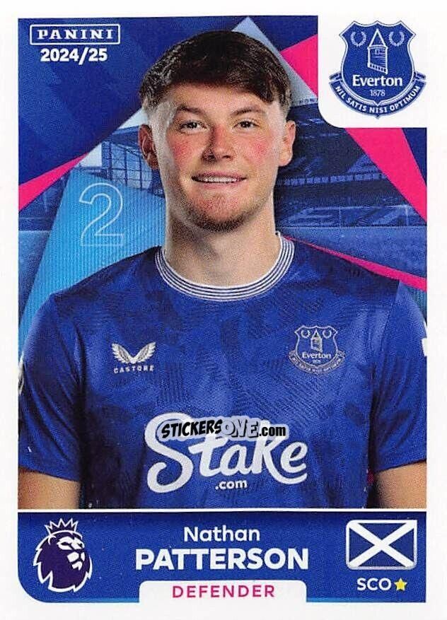 Cromo Nathan Patterson - English Premier League 2024-2025
 n. 232 - Panini