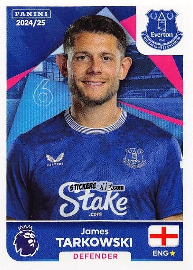Sticker James Tarkowski - English Premier League 2024-2025
 n. 234 - Panini