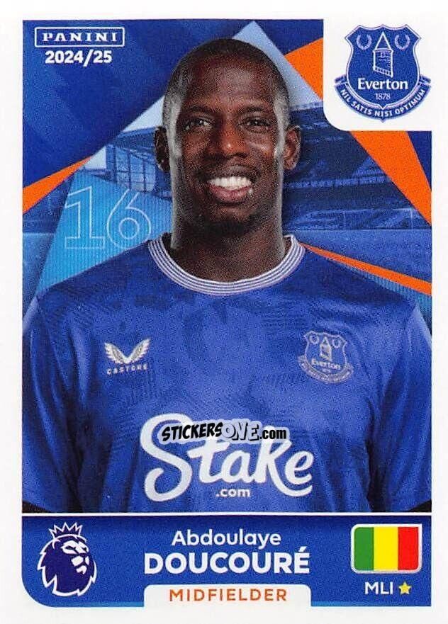 Cromo Abdoulaye Doucouré - English Premier League 2024-2025
 n. 239 - Panini
