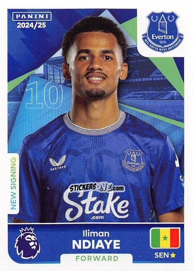 Sticker Iliman Ndiaye - English Premier League 2024-2025
 n. 244 - Panini