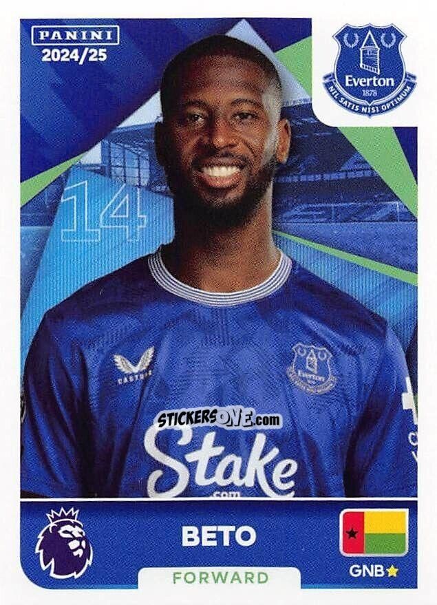 Cromo Beto - English Premier League 2024-2025
 n. 246 - Panini