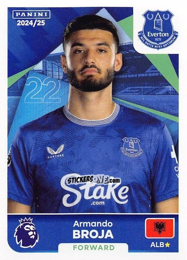 Figurina Armando Broja - English Premier League 2024-2025
 n. 247 - Panini