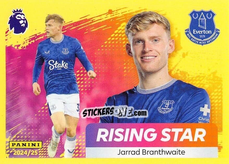 Figurina Jarrad Branthwaite (Rising Star) - English Premier League 2024-2025
 n. 248 - Panini