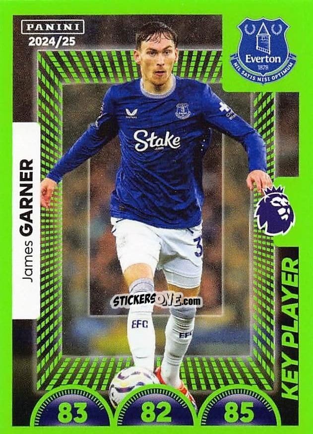 Sticker James Garner (Key Player) - English Premier League 2024-2025
 n. 252 - Panini
