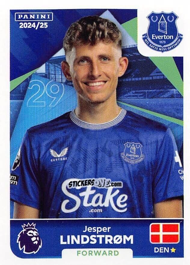 Sticker Jesper Lindstrøm - English Premier League 2024-2025
 n. 253 - Panini