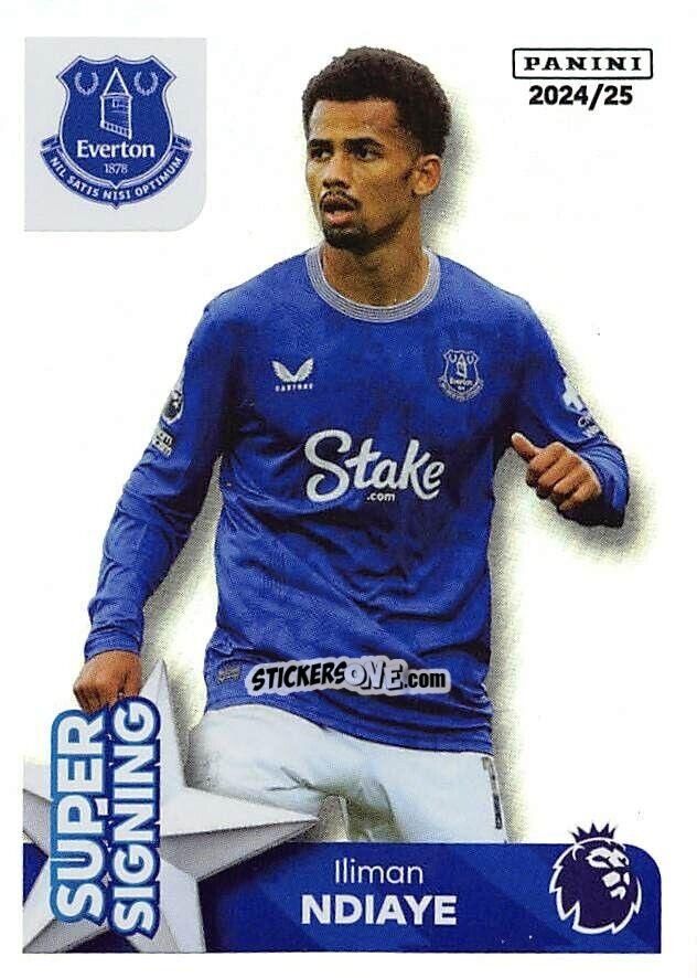 Cromo Iliman Ndiaye (Super Signing) - English Premier League 2024-2025
 n. 254 - Panini