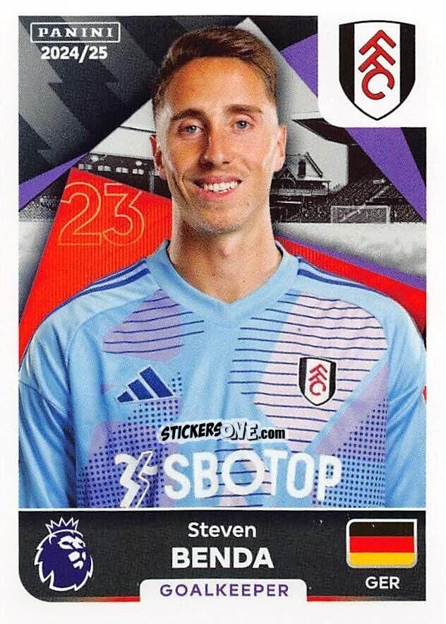 Cromo Steven Benda - English Premier League 2024-2025
 n. 257 - Panini