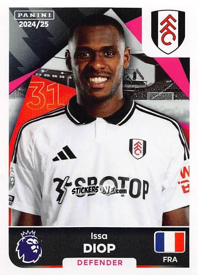 Cromo Issa Diop - English Premier League 2024-2025
 n. 265 - Panini