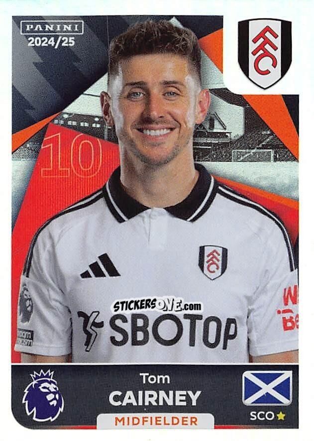 Sticker Tom Cairney (Captain) - English Premier League 2024-2025
 n. 268 - Panini