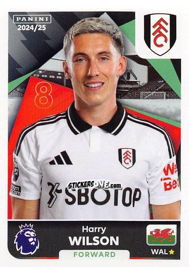 Figurina Harry Wilson - English Premier League 2024-2025
 n. 273 - Panini