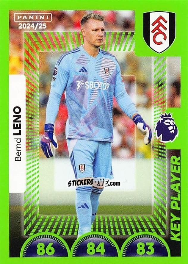 Sticker Bernd Leno (Key Player) - English Premier League 2024-2025
 n. 280 - Panini