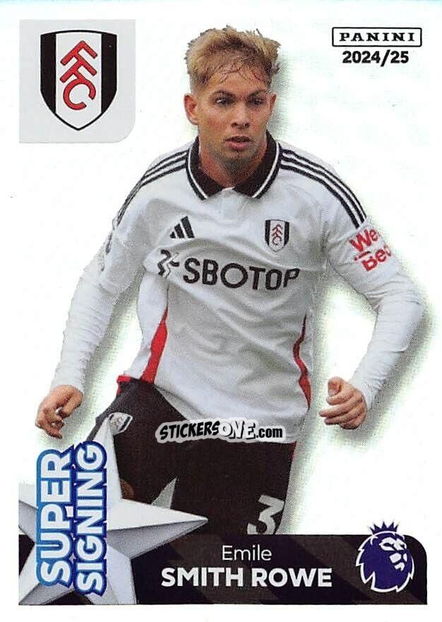 Sticker Emile Smith-Rowe (Super Signing) - English Premier League 2024-2025
 n. 283 - Panini