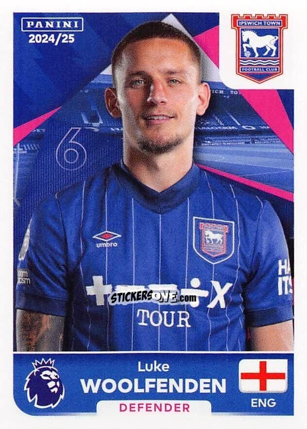 Sticker Luke Woolfenden - English Premier League 2024-2025
 n. 291 - Panini