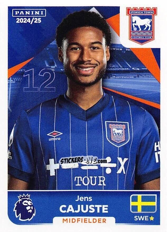 Cromo Jens Cajuste - English Premier League 2024-2025
 n. 298 - Panini