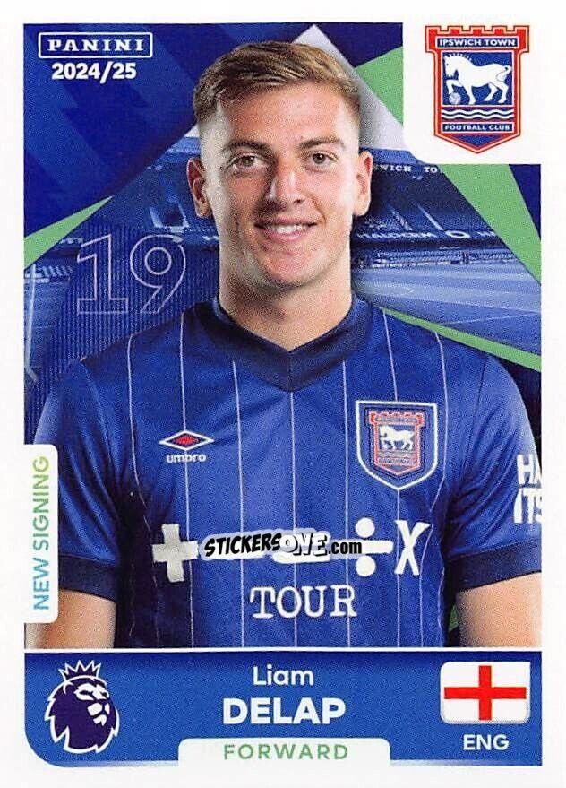 Sticker Liam Delap - English Premier League 2024-2025
 n. 302 - Panini