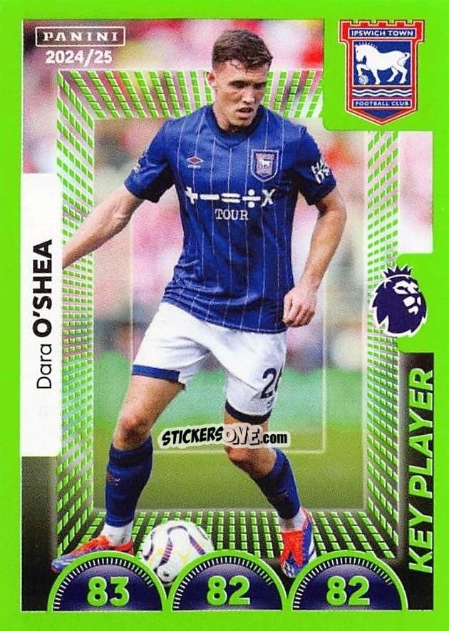 Sticker Dara O'Shea (Key Player) - English Premier League 2024-2025
 n. 309 - Panini