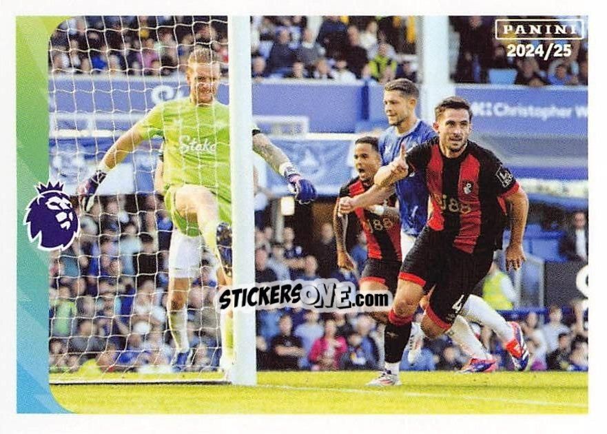 Sticker Everton / AFC Bournemouth - English Premier League 2024-2025
 n. 313 - Panini