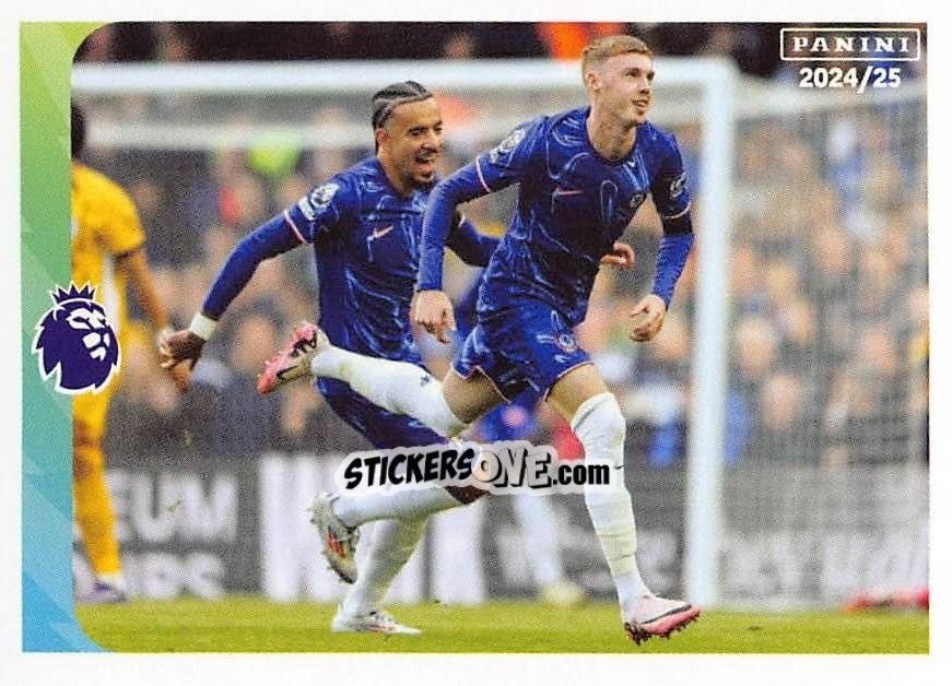 Sticker Chelsea / Brighton & Hove Albion - English Premier League 2024-2025
 n. 316 - Panini