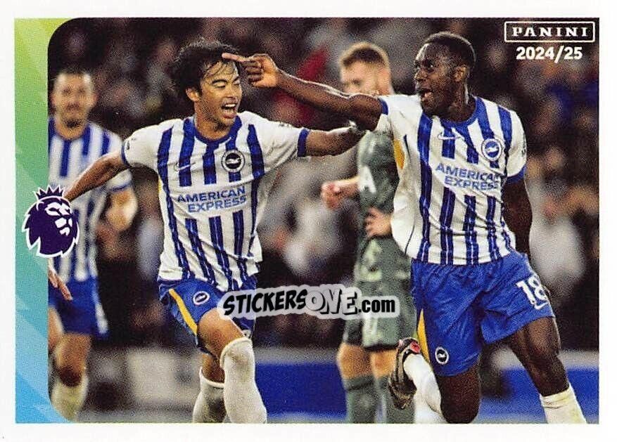 Sticker Brighton & Hove Albion / Tottenham Hotspur - English Premier League 2024-2025
 n. 318 - Panini