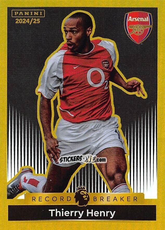Sticker Thierry Henry (Arsenal) - English Premier League 2024-2025
 n. 339 - Panini