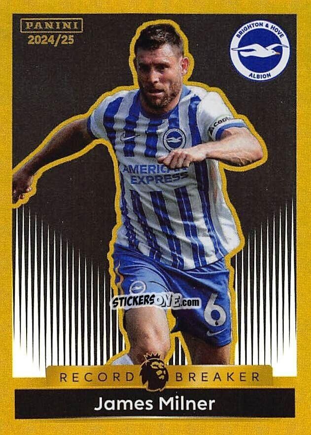 Sticker James Milner (Brighton) - English Premier League 2024-2025
 n. 340 - Panini